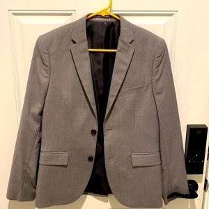 H&M 36R slim fit grey coat blazer